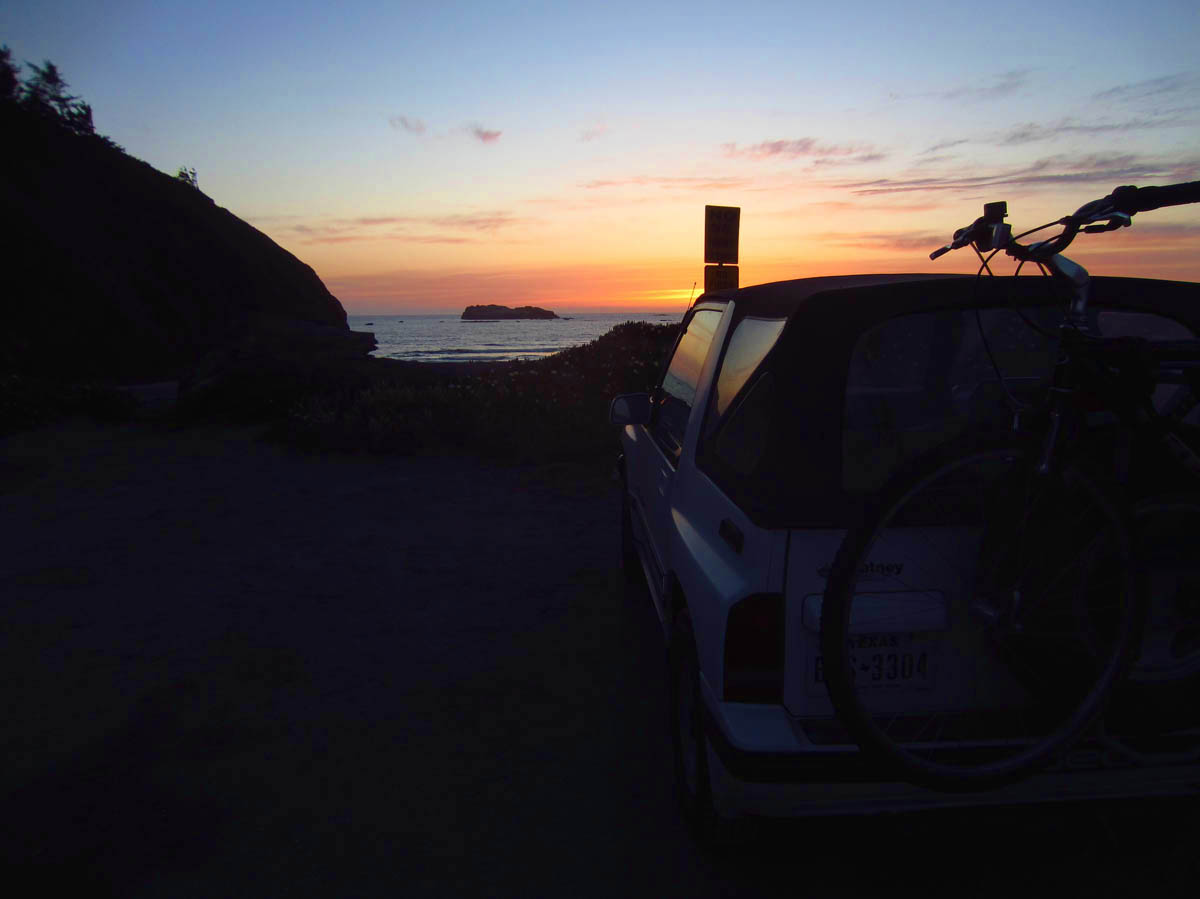 First sunset on the Pacific Coast, Trinidad, CA, May, '14