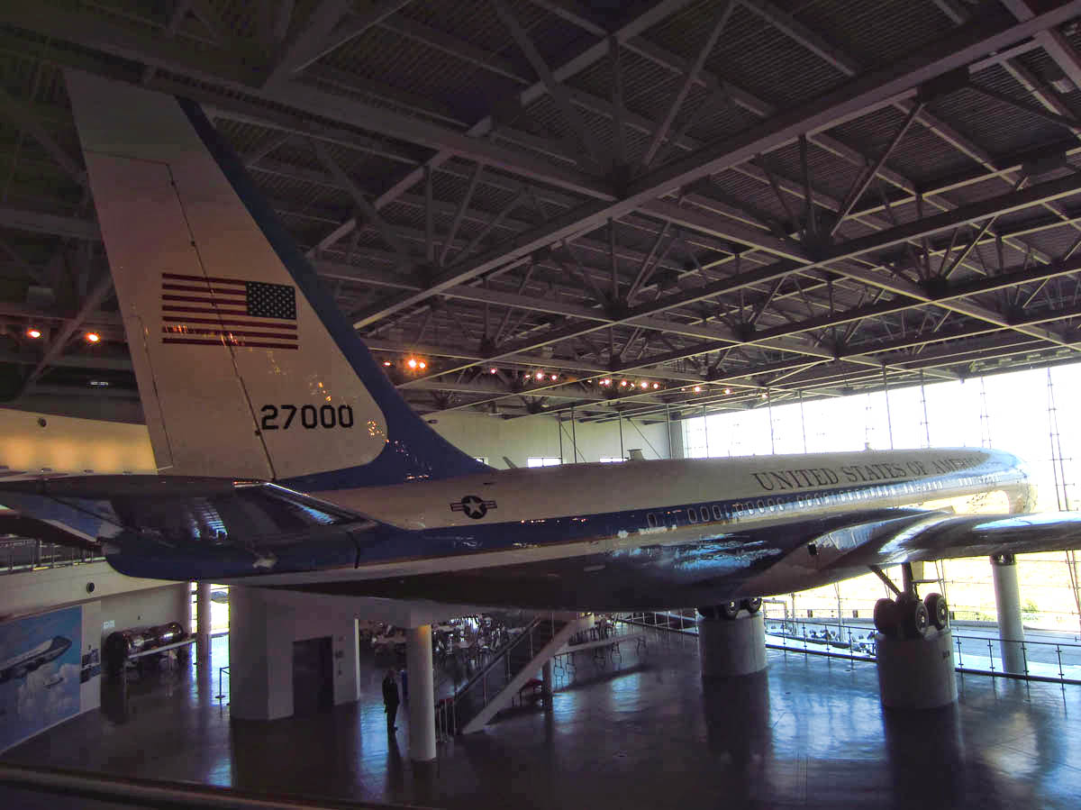 The Library and Museum contains an exhibit large enough to feature Air Force One.
