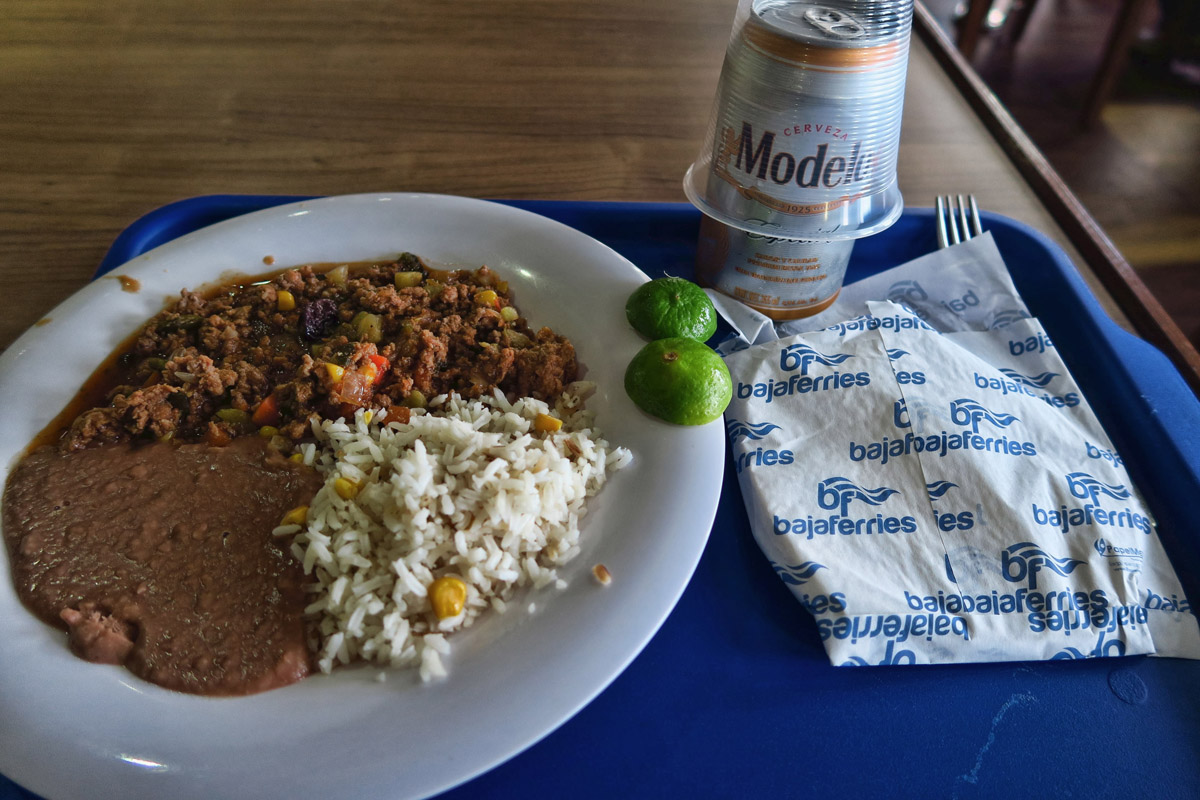 Dinner is included. I chose the Beef Picadillo. It was really good! 