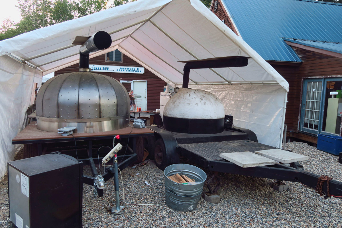 The Funky Bow brewery was very cool, with portable pizza ovens.