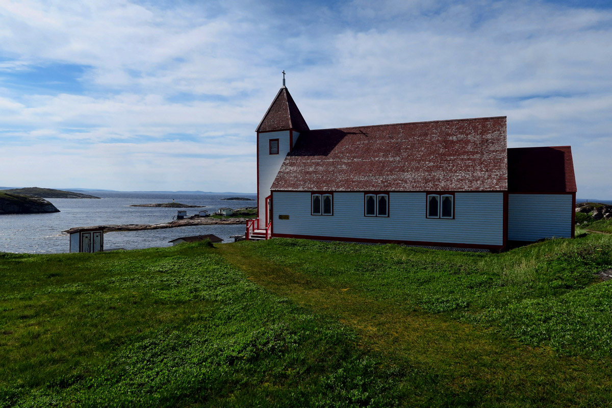 We also tour the old Anglican Church, second oldest in Newfoundland.