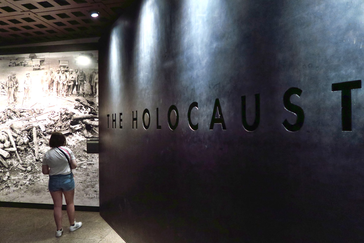 A somber tour through the Holocaust Museum.